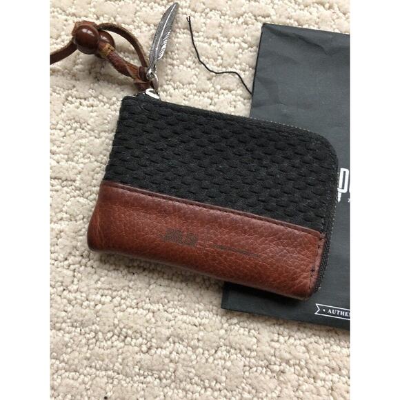 Publish Bingham Leather Zip Wallet (Black / brown) Used - Picture 3 of 4